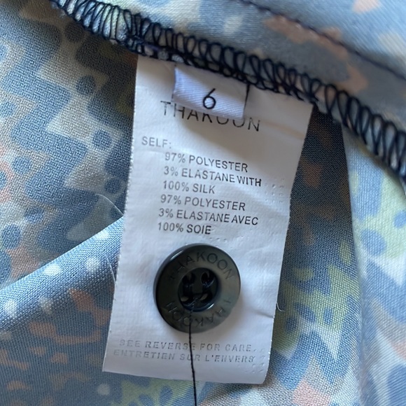 Thakoon gorgeous silk multi color shirt dress - Picture 8 of 13